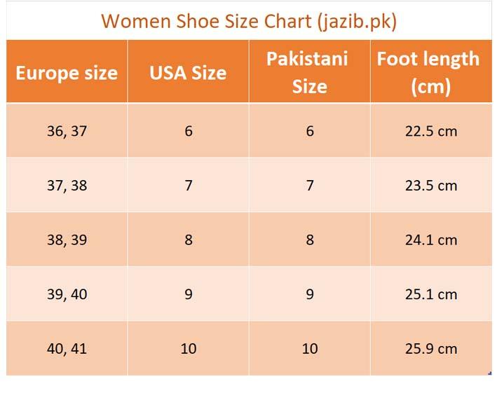 size chart women